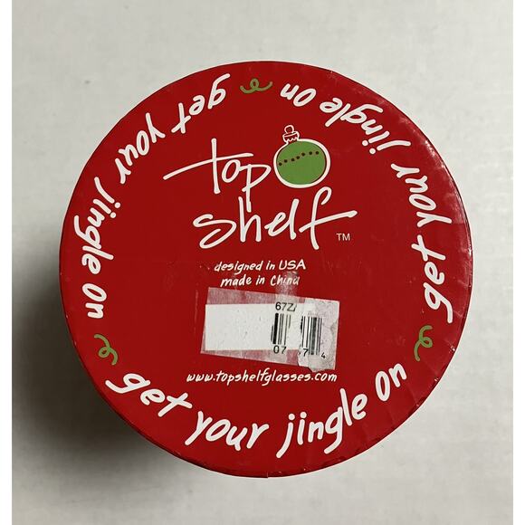 Top Shelf Handpainted Ornament Naughty is the New Nice Marabou Feather Boa Trim - Picture 6 of 7